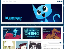 Tablet Screenshot of cattrigger.com